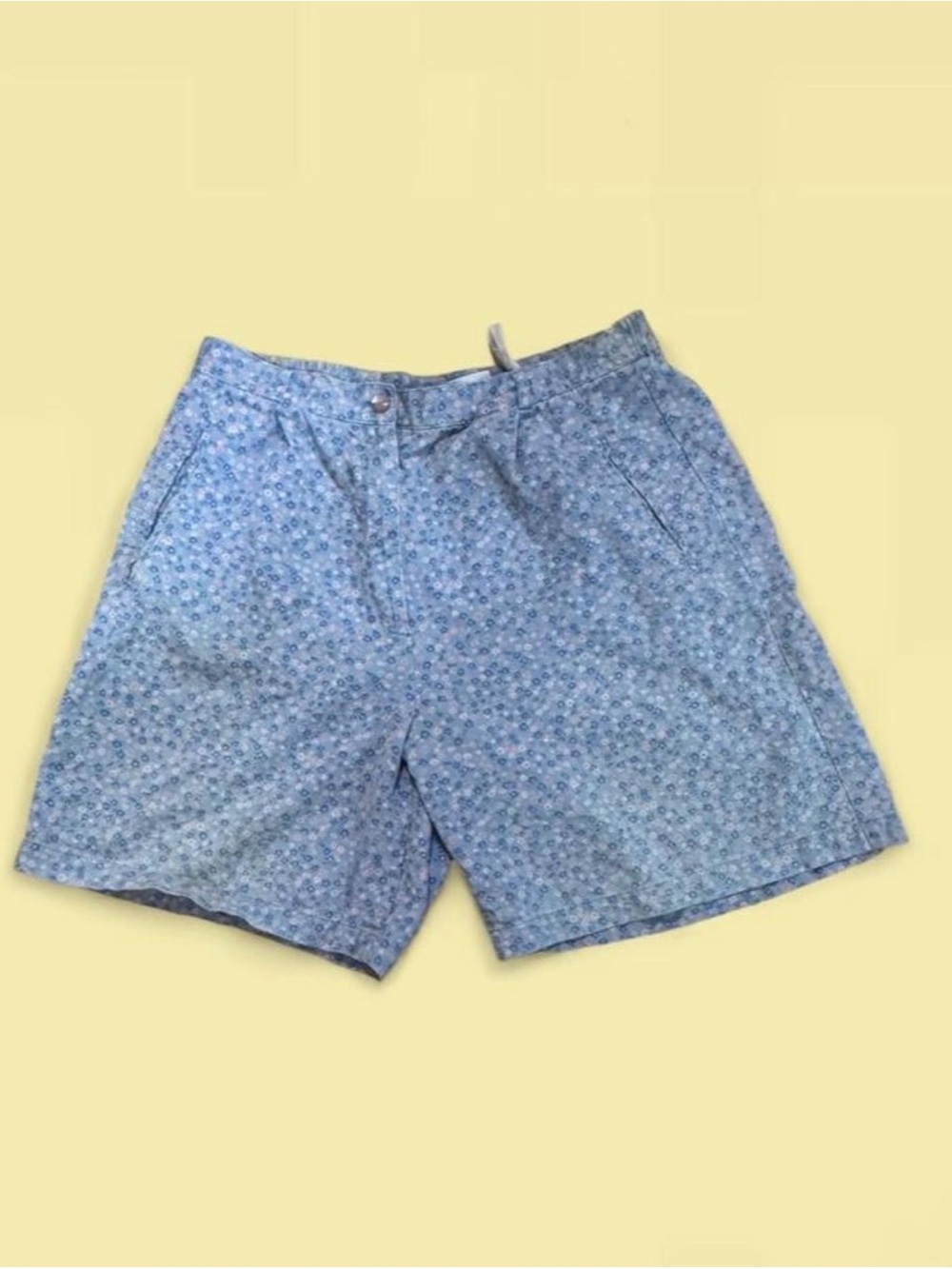 Vintage 90s CLC Ditsy Floral High Waisted Pleated Mom Shorts 8
